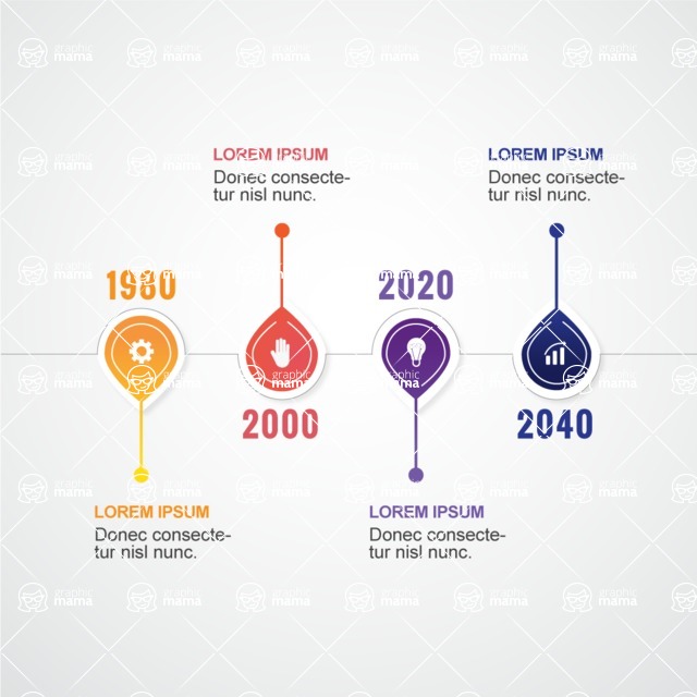 Infographic Templates Collection - Vector, Photoshop, PowerPoint, Google Slides - Upcoming Events Vector Infographic Template Design